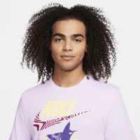 Nike Sportswear мужские футболка цвет фиолетовый