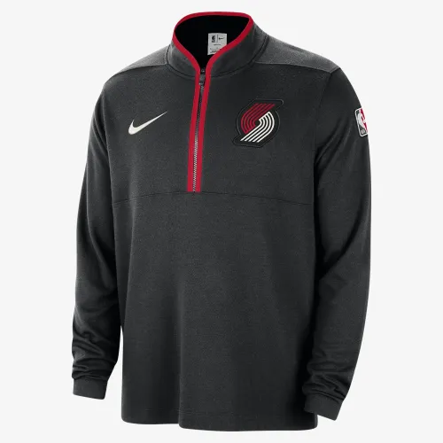 Portland Trail Blazers 2023/24 City Edition Men's Nike Dri-FIT NBA 1/2-Zip Long-Sleeve Top