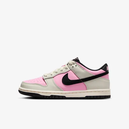 Nike Dunk Low Big детские Кроссовки Pink