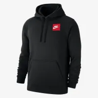 Nike Club Fleece мужские Pullover Толстовка с капюшоном цвет черный