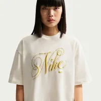 Nike Sportswear женская оверсайз Short-Sleeve футболка цвет белый