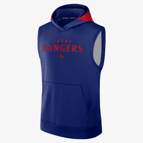 Texas Rangers Authentic Collection Men’s Nike Dri-FIT MLB Sleeveless Pullover Толстовка с капюшоном синий