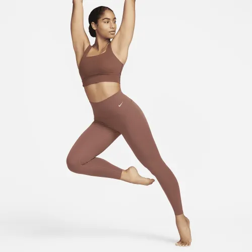 Nike Zenvy жіноча Gentle-Support З високою талією 7/8 лосіни колір коричневий