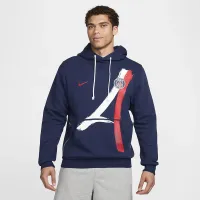 Paris Saint-Germain Standard Issue мужские Nike Dri-FIT Soccer Pullover Толстовка с капюшоном синий