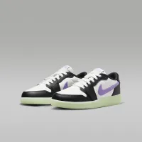 Nike Air Jordan 1 Retro Low Big детские Кроссовки цвет черный