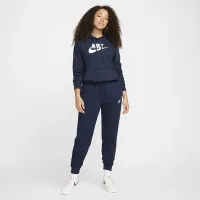 Nike Sportswear Club Fleece жіноча Logo Pullover Толстовка з капюшоном блакитний