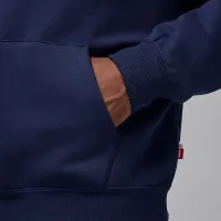 Nike Jordan Brooklyn Fleece мужские оверсайз Pullover Толстовка с капюшоном синий