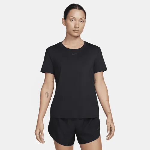 Nike One Classic жіноча Dri-FIT Short-Sleeve Top колір чорний