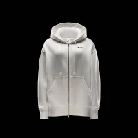 Nike Sportswear Phoenix Fleece женская оверсайз Full-Zip Толстовка с капюшоном цвет белый