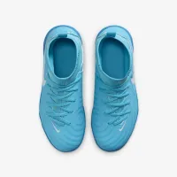 Nike Jr. Phantom Luna 2 Club Little/Big детские TF High-Top Soccer Кроссовки синий