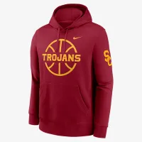 USC Trojans Club баскетбольные Icon мужские Nike College Pullover Толстовка с капюшоном цвет красный