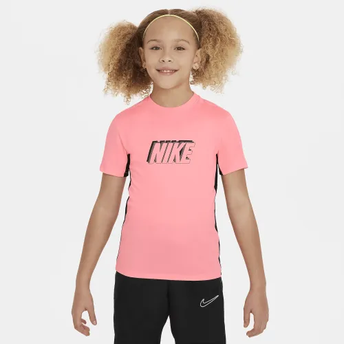 Nike Dri-FIT Academy Big дитячі Short-Sleeve Soccer Top Pink