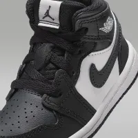 Nike Jordan 1 Mid Baby/Toddler Кросівки колір чорний