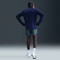 Nike Stride мужские Therma-FIT Repel Winterized 1/2-Zip Running Top синий