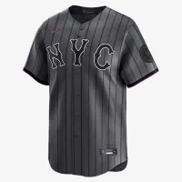 Francisco Lindor New York Mets City Connect мужские Nike Dri-FIT ADV MLB Limited Jersey цвет серый
