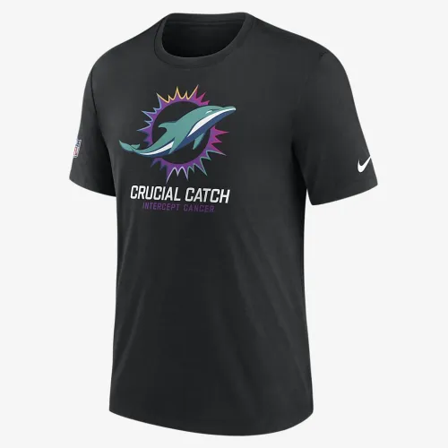 Miami Dolphins Crucial Catch чоловічі Nike NFL футболка колір чорний