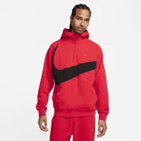 Nike Swoosh чоловічі 1/2-Zip Fleece Толстовка з капюшоном колір червоний
