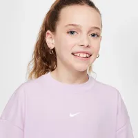Nike Sportswear Big дитячі (Girls') оверсайз футболка колір фіолетовий