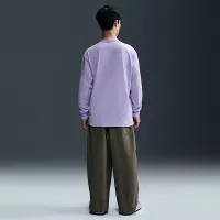 Nike Sportswear Premium Essentials мужские Long-Sleeve футболка цвет фиолетовый