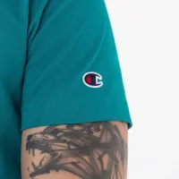Футболка Champion Embroidered Comfort Fit Cotton 218496-BS165 - Блакитна