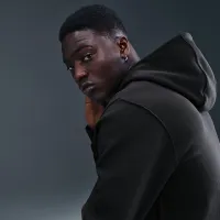Nike Club мужские Pull-Over Fleece Толстовка с капюшоном цвет черный