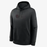 San Francisco 49ers Edge мужские Nike NFL Pullover Толстовка с капюшоном цвет черный