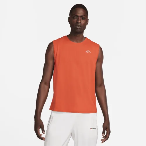 Nike Solar Chase мужские Dri-FIT Sleeveless Running Top Orange