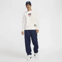 Team USA Phoenix Fleece женская Nike Crew-Neck свитшот цвет белый