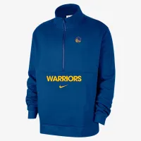 Golden State Warriors Club Courtside чоловічі Nike NBA 1/2-Zip Top блакитний