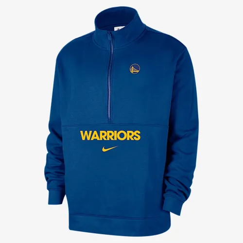 Golden State Warriors Club Courtside чоловічі Nike NBA 1/2-Zip Top блакитний