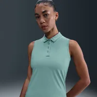 Nike Victory жіноча Dri-FIT Sleeveless Polo колір зелений