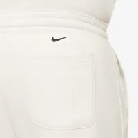 Nike LeBron мужские Open Hem Fleece Pants цвет серый