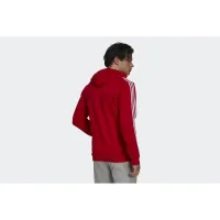 Кофта/футболка adidas Essentials Fleece 3-Stripes Толстовка з капюшоном GU2523 - Червона
