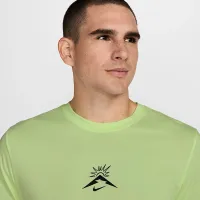 Nike Trail мужские Dri-FIT Long-Sleeve Running футболка Yellow