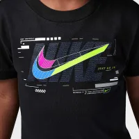 Nike Toddler блакитнийprint футболка колір чорний