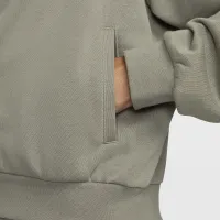 Nike Sportswear Chill Terry женская Loose Full-Zip French Terry Толстовка с капюшоном цвет зеленый