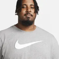Nike Sportswear Swoosh чоловічі футболка колір сірий