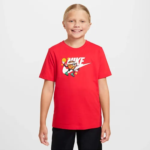 Nike Sportswear Big детские футболка цвет красный