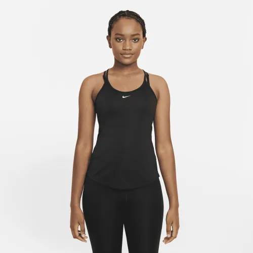 Nike Dri-FIT One Еластичний жіноча Standard Fit Tank колір чорний