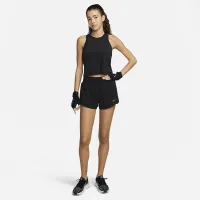 Nike One Classic Breathe женская Dri-FIT Cropped Tank Top цвет черный