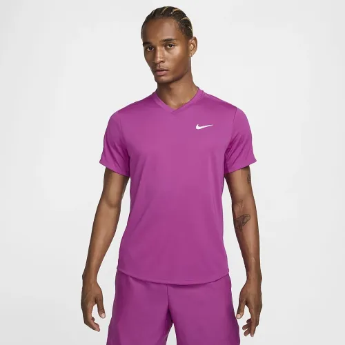 NikeCourt Dri-FIT Victory чоловічі Tennis Top колір фіолетовий