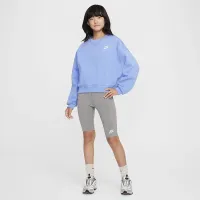 Nike Sportswear Club Fleece Girls' Boxy Crew-Neck свитшот синий