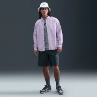 Nike Life мужские Oxford Shirt цвет фиолетовый