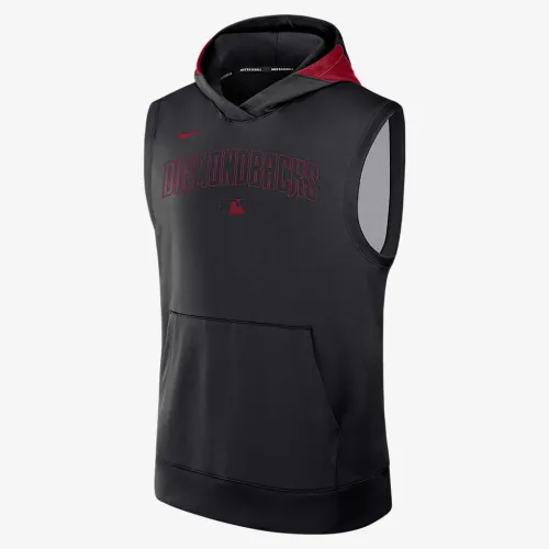 Arizona Diamondbacks Authentic Collection Men’s Nike Dri-FIT MLB Sleeveless Pullover Толстовка з капюшоном колір чорний