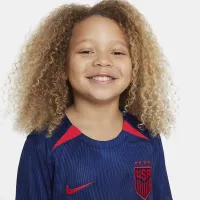 USWNT (4-Star) 2023 Stadium Away Big дитячі Nike Dri-FIT Soccer Jersey блакитний