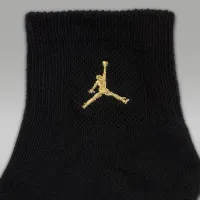 Nike Jordan Everyday Essentials Big дитячі Ankle шкарпетки (6 пар) колір чорний