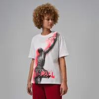 Nike Jordan Sport Heritage жіноча Dri-FIT Graphic футболка колір білий