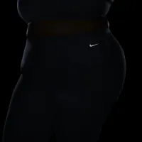 Nike Zenvy жіноча З високою талією Flaколір червоний лосіни (великі розміри) блакитний
