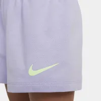 Nike Prep in Your Step Little дитячі шорти комплект колір фіолетовий