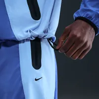 Nike Tech мужские Dri-FIT Woven Color-Block Windrunner Loose Куртка синий